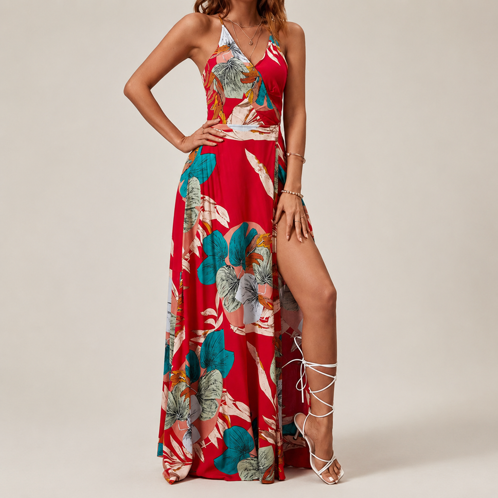 Marina Wrap Maxi Dress
