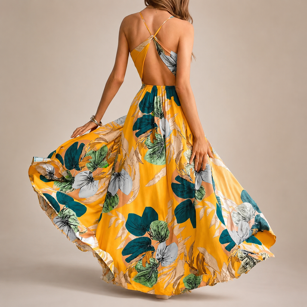 Marina Wrap Maxi Dress