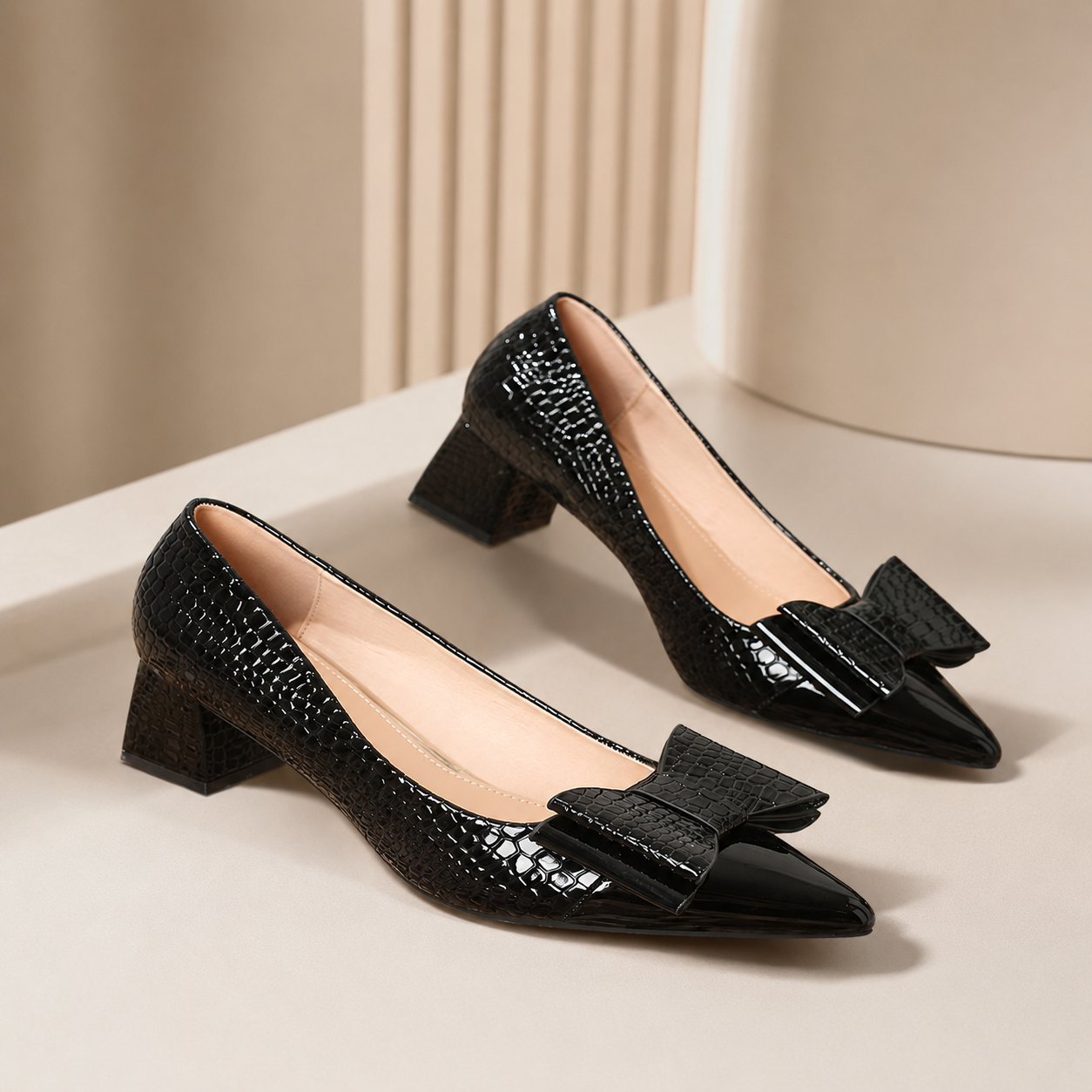 Camille Bow Pumps