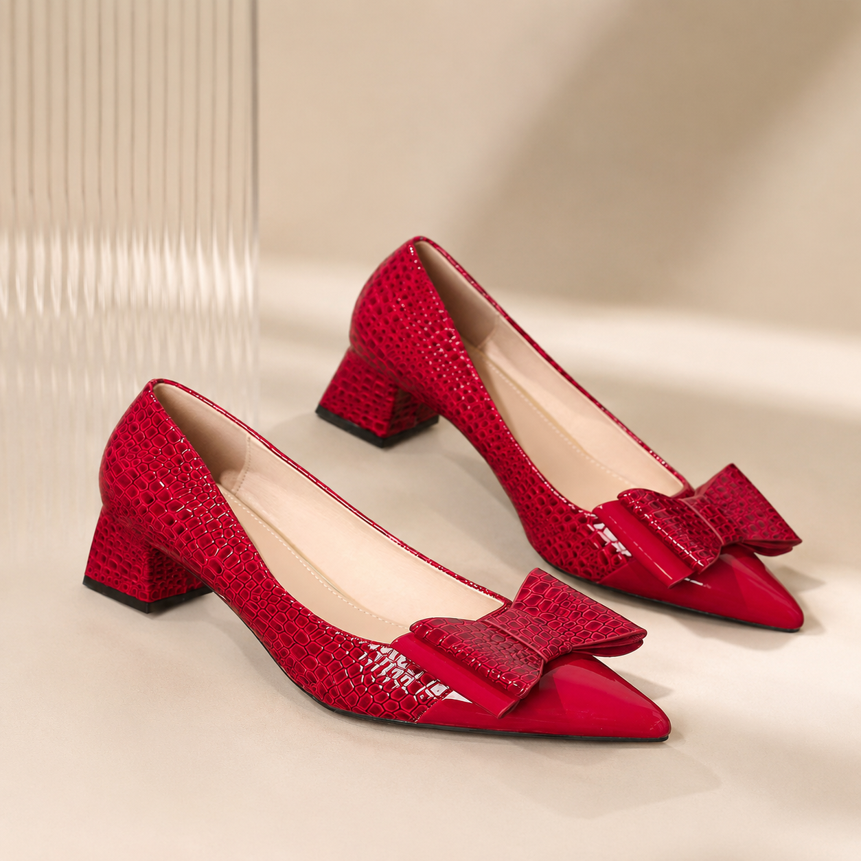 Camille Bow Pumps