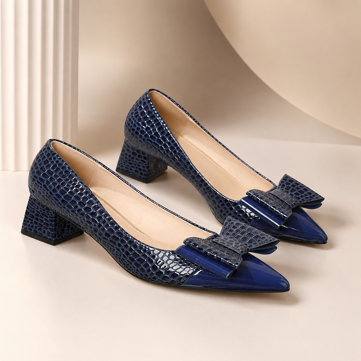 Camille Bow Pumps