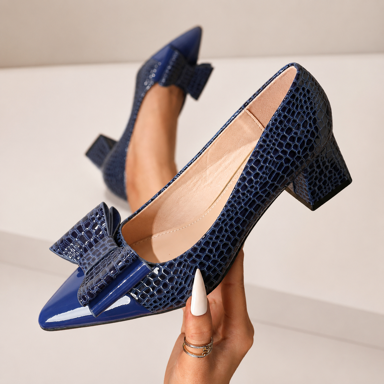 Camille Bow Pumps