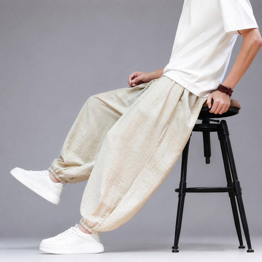 Aaron Men’s Relaxed Balloon Jogger Pants