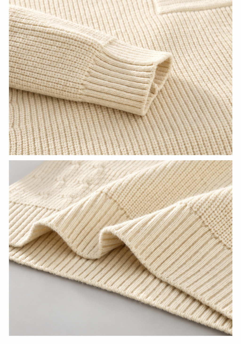 Cillian Men’s Cable-Knit Mock-Neck Sweater