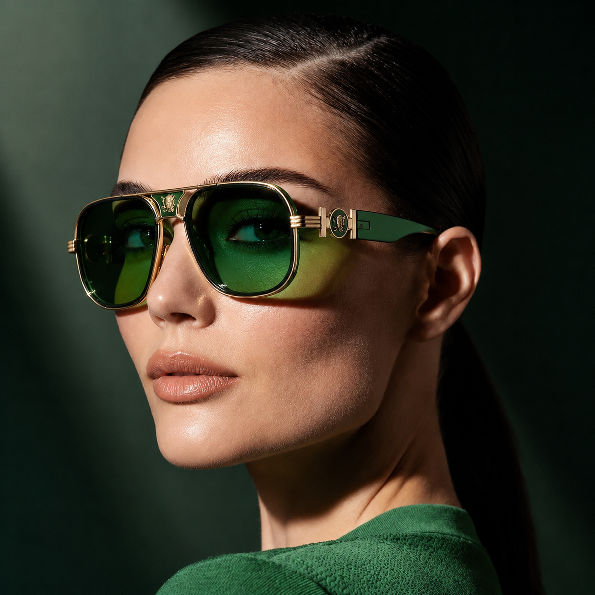Cole Anderson Aviator Sunglasses