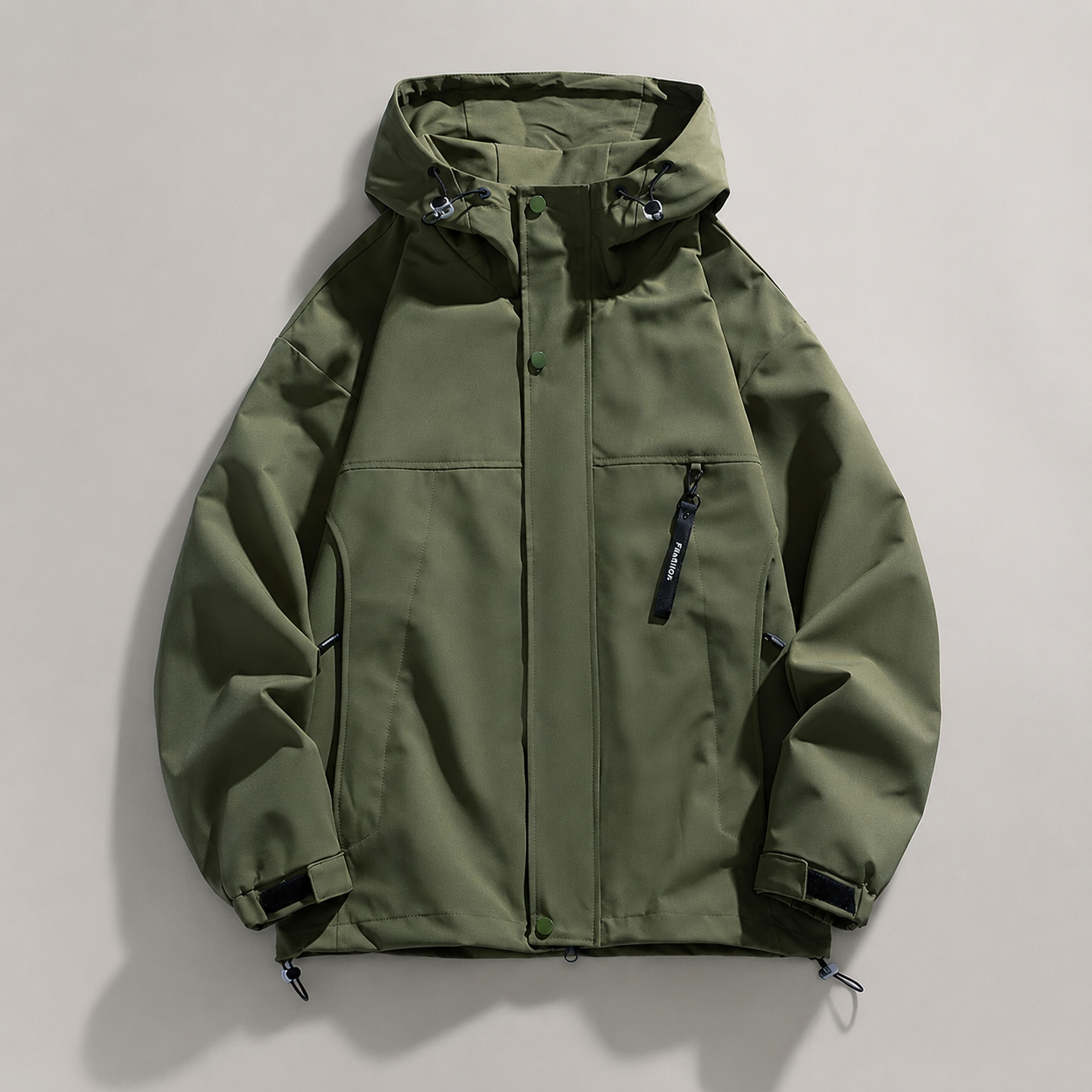 Colter Full-Zip Hooded Utility Jacket