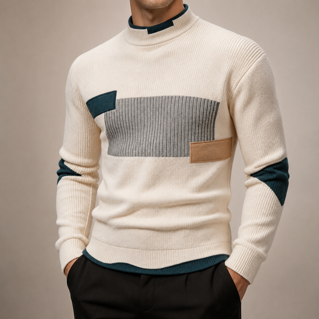 Colton Ribbed Knit Sweater