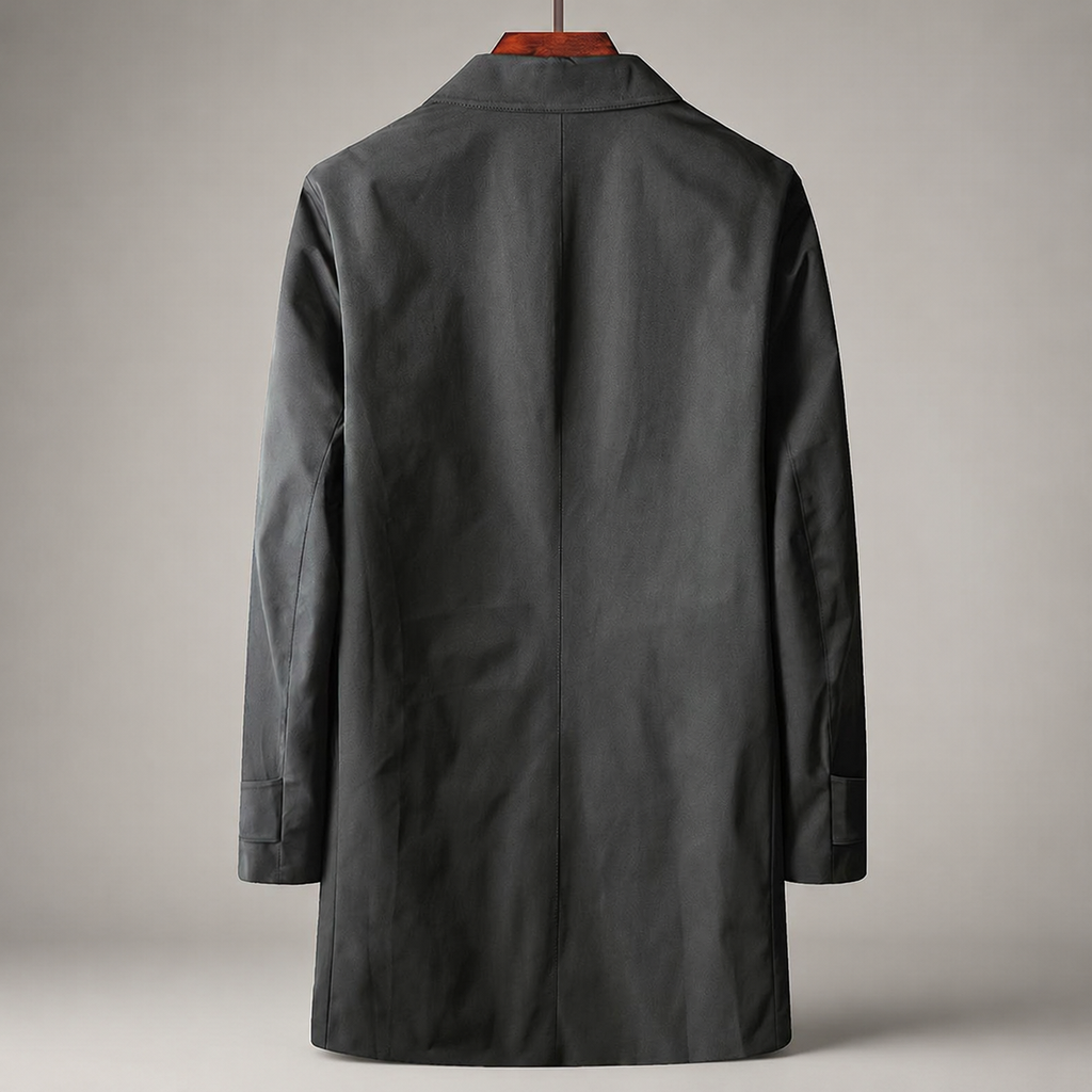 Colton Button Front Mid-Length Car Coat