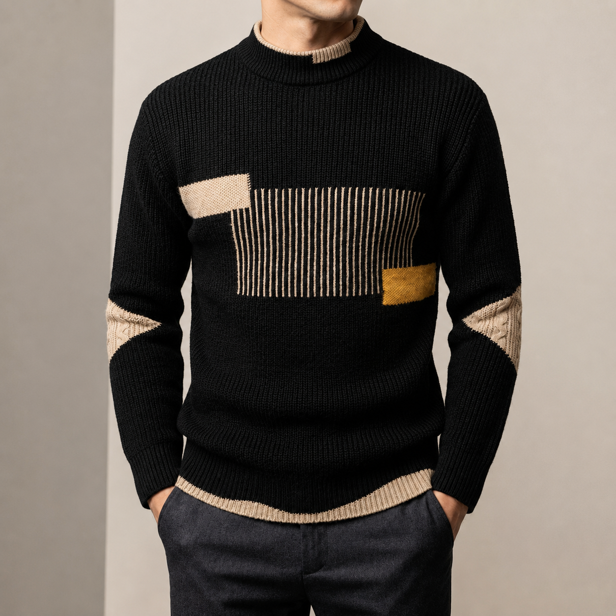 Colton Ribbed Knit Sweater