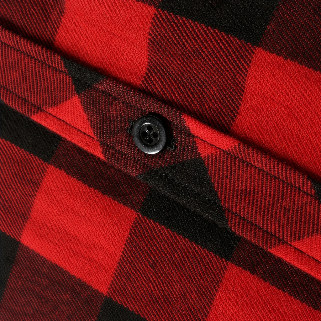 Colton Plaid Hooded Flannel Shirt Jacket
