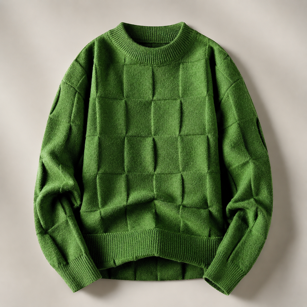 Connor Men’s Textured Crewneck Sweater