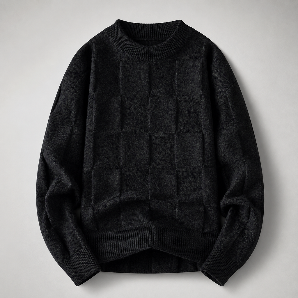 Connor Men’s Textured Crewneck Sweater