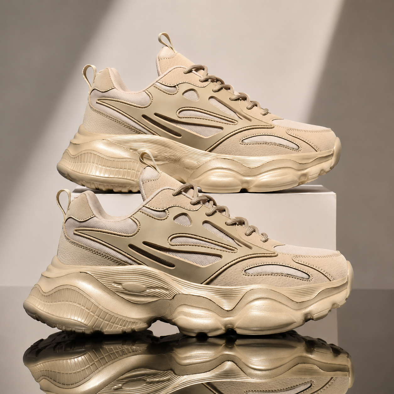 Dawson Chunky Lace-Up Runner Sneakers