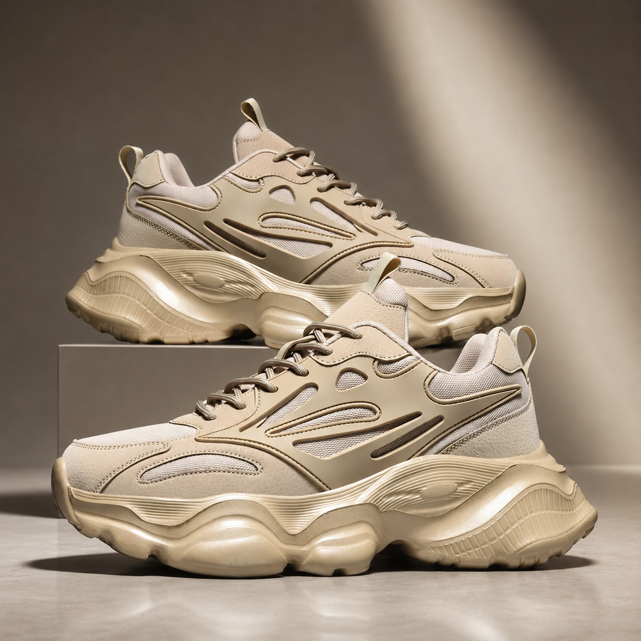 Dawson Chunky Lace-Up Runner Sneakers
