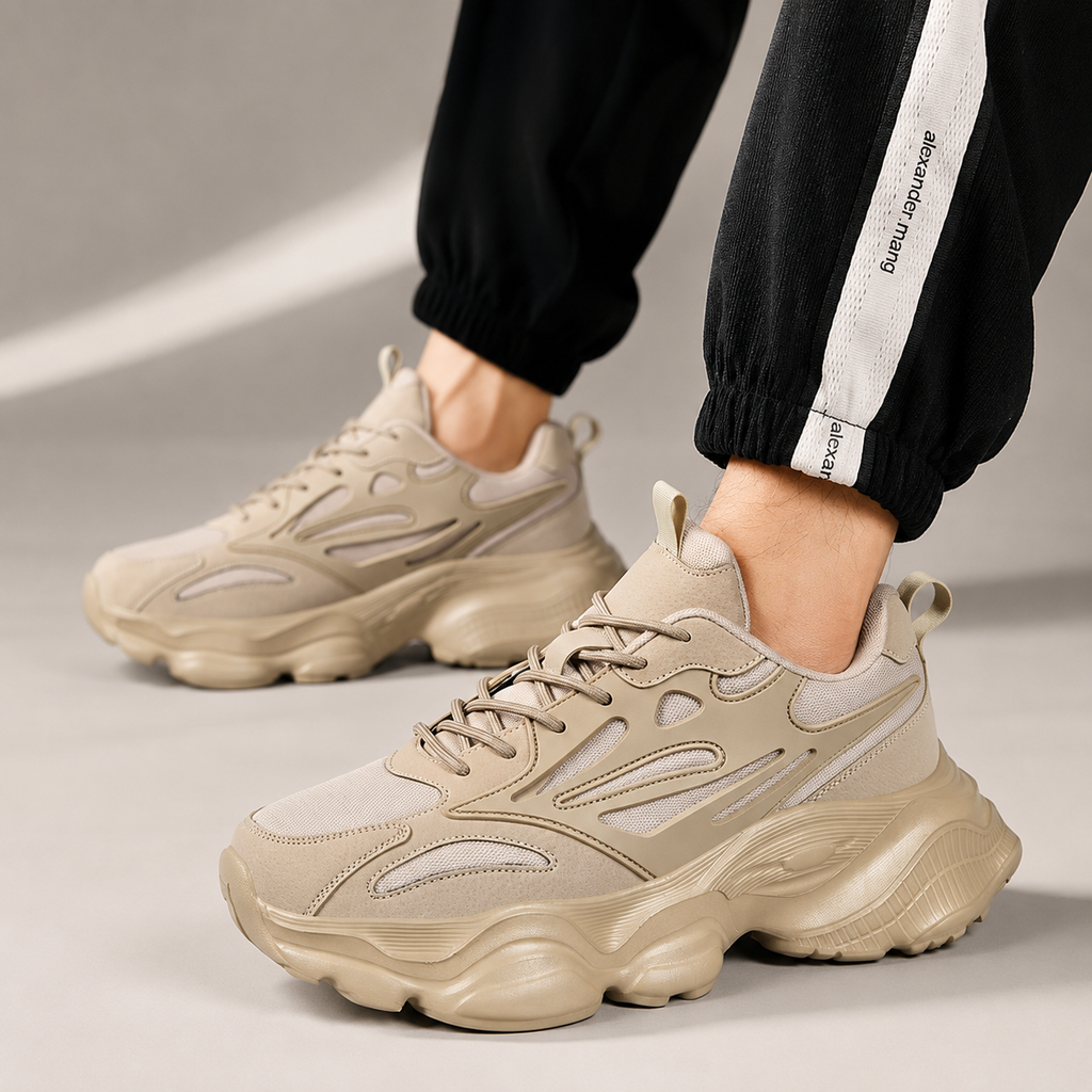 Dawson Chunky Lace-Up Runner Sneakers