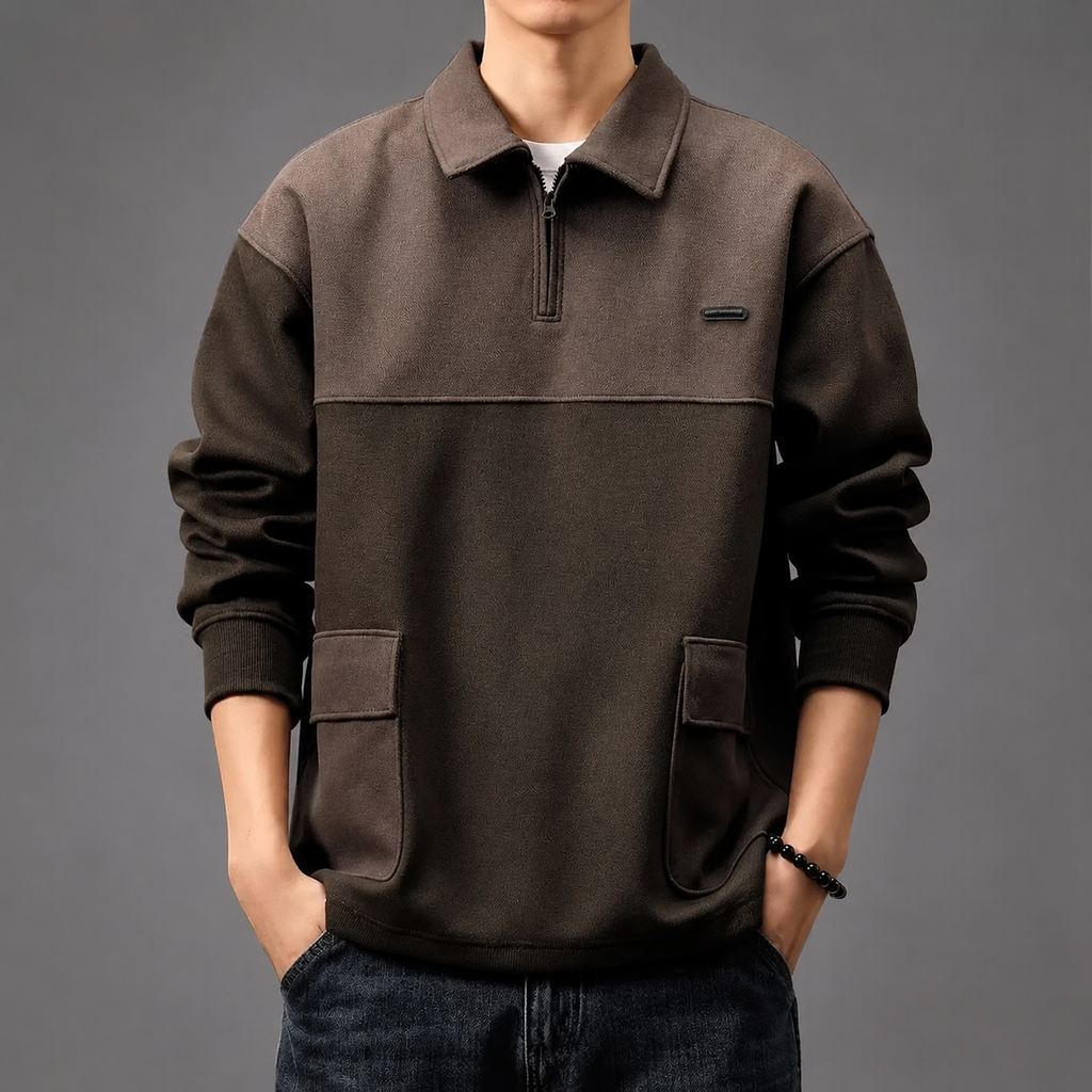 Declan Men's Quarter Zip Sweater