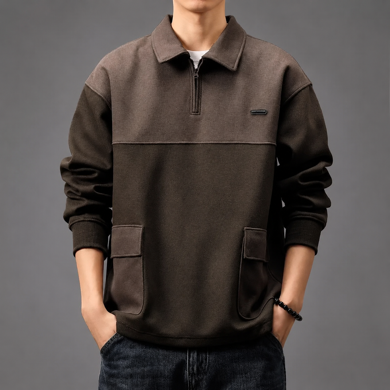 Declan Men's Quarter Zip Sweater