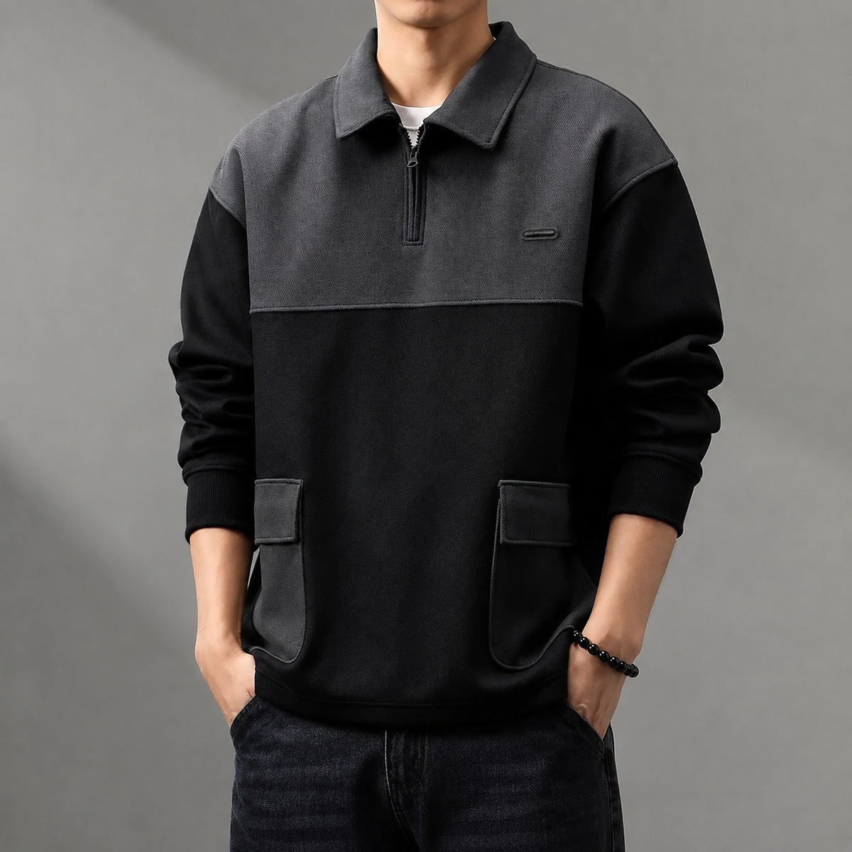 Declan Men's Quarter Zip Sweater