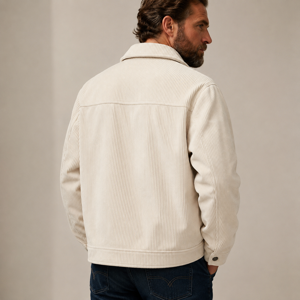 Declan Men's Casual Zip-Up Jacket – Stand Collar Lightweight Jacket
