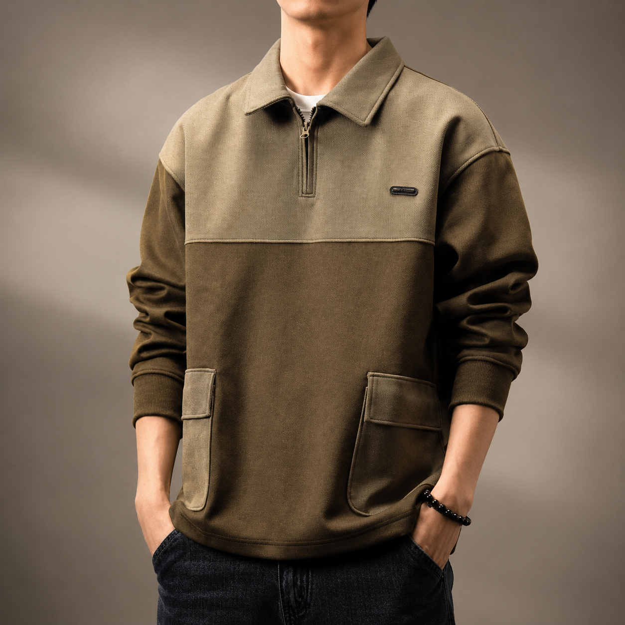 Declan Men's Quarter Zip Sweater