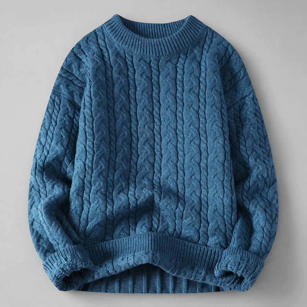 Dennis Men’s Cable Knit Crewneck Sweater