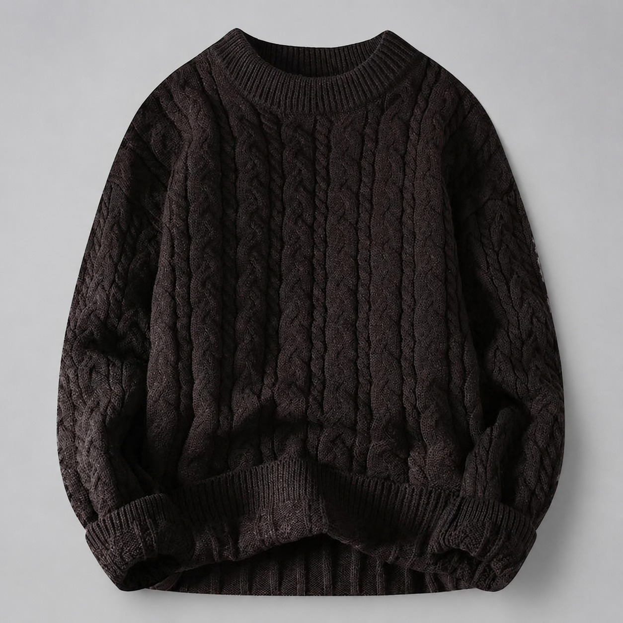 Dennis Men’s Cable Knit Crewneck Sweater