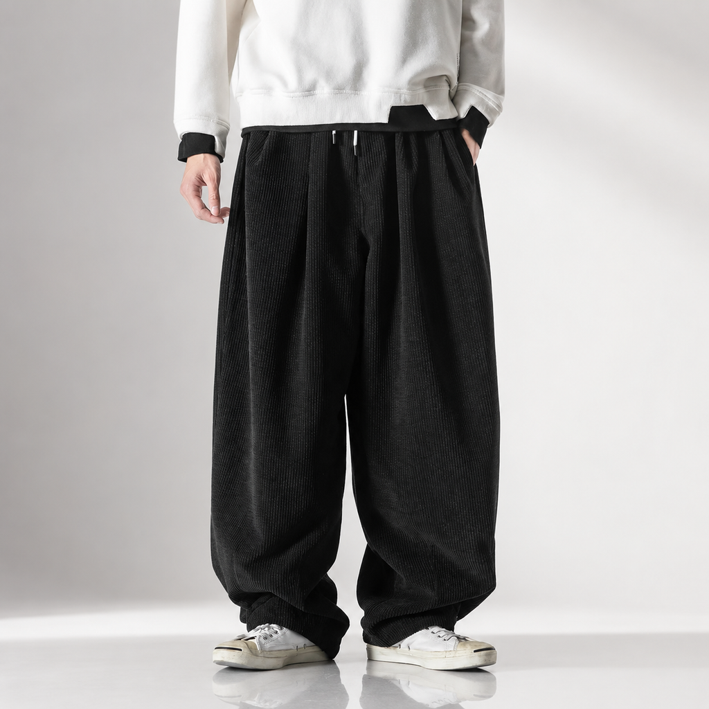 Denver Men’s Loose-Fit Corduroy Sweatpants