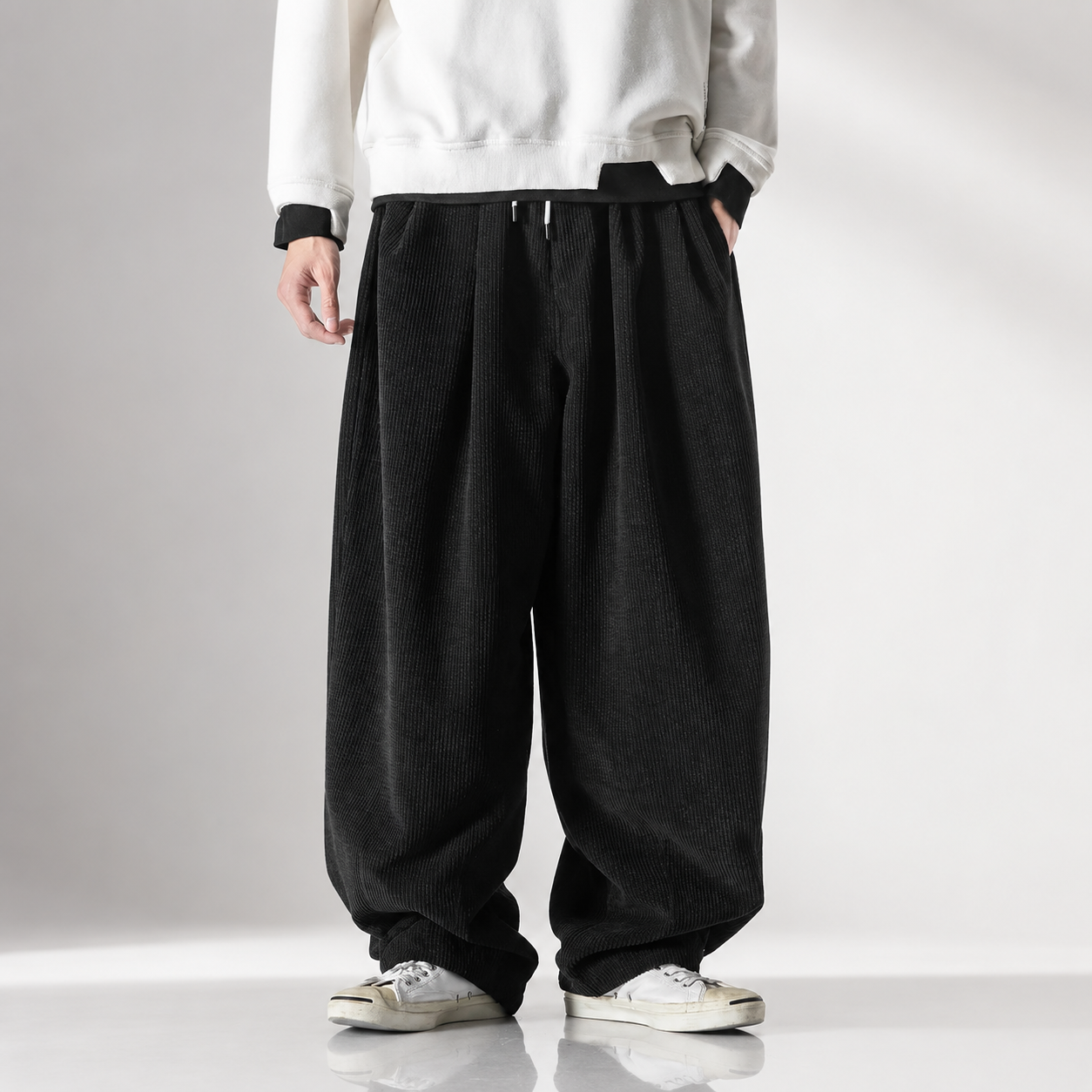 Denver Men’s Loose-Fit Corduroy Sweatpants