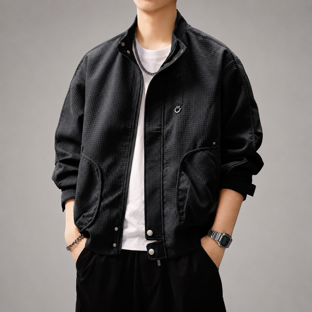 Denver Men’s Textured Utility Jacket
