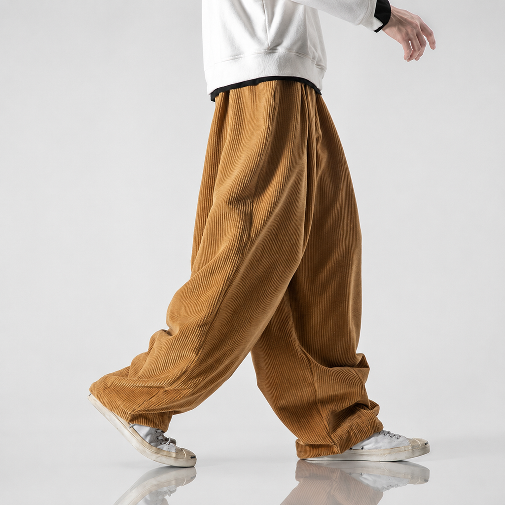 Denver Men’s Loose-Fit Corduroy Sweatpants