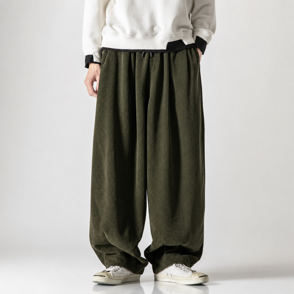 Denver Men’s Loose-Fit Corduroy Sweatpants