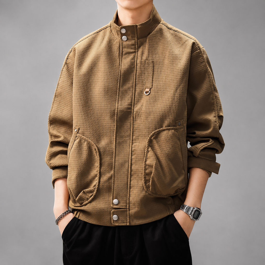 Denver Men’s Textured Utility Jacket