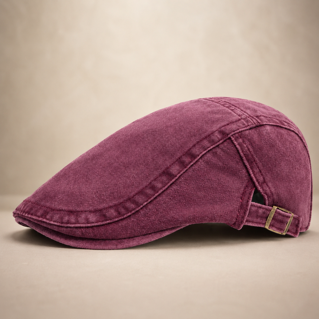 Denver 1920s-Inspired Denim Flat Cap