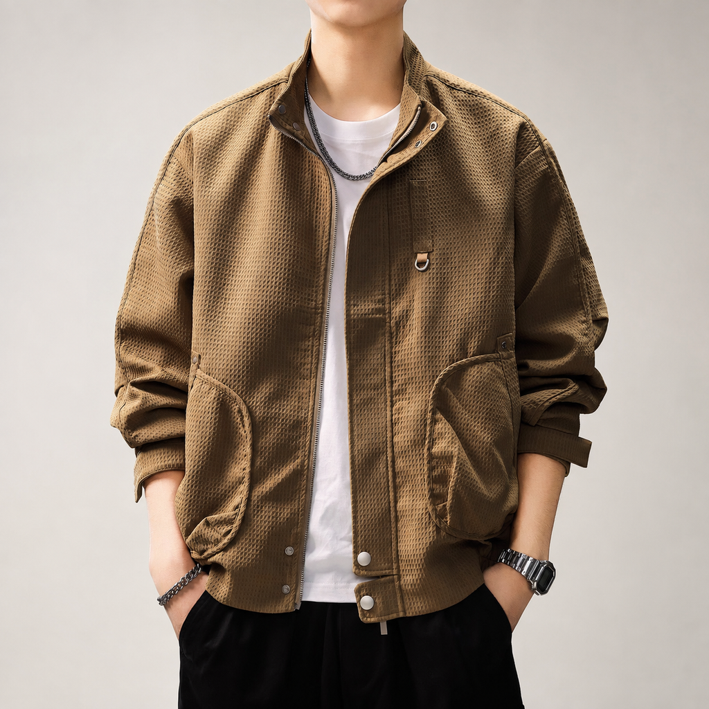 Denver Men’s Textured Utility Jacket