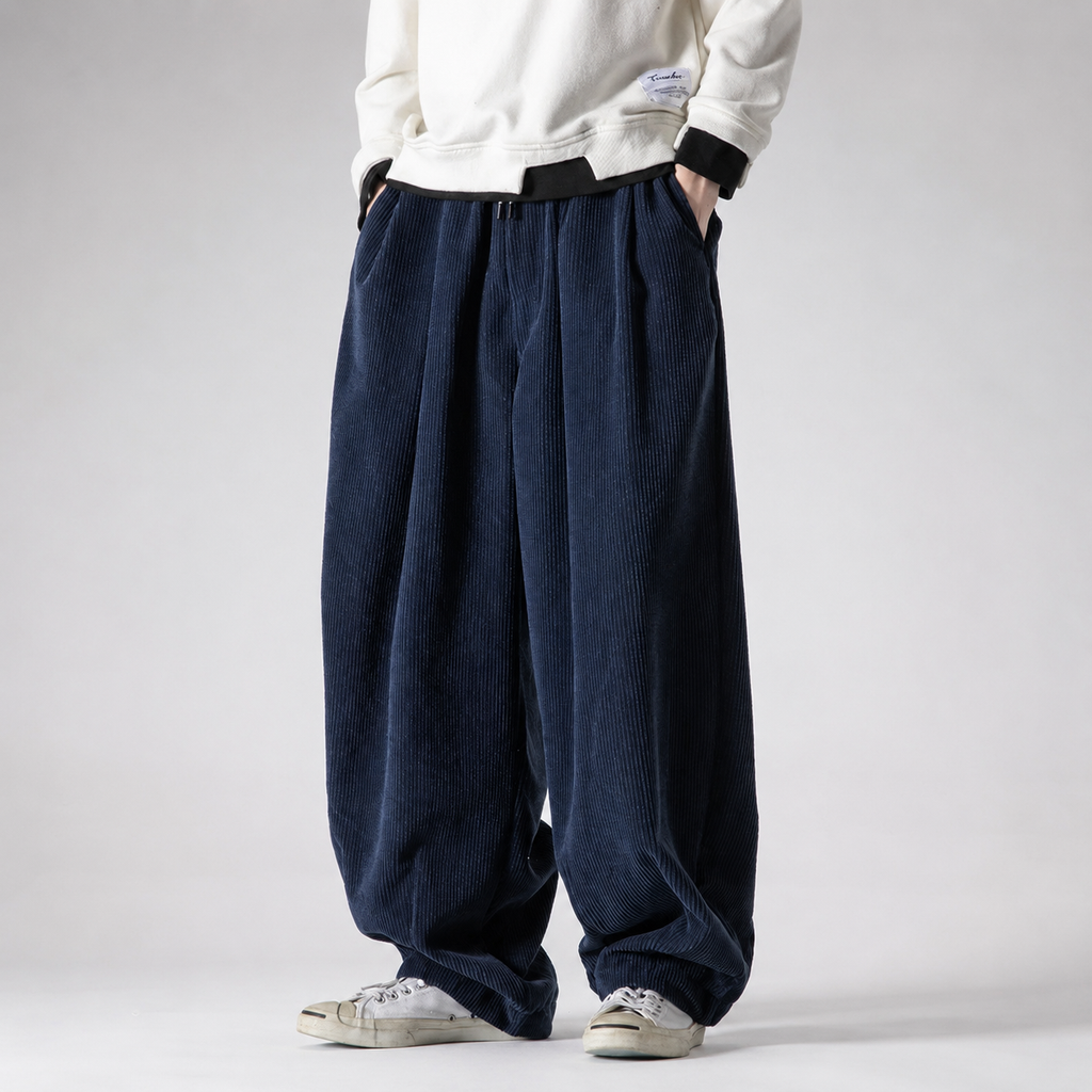 Denver Men’s Loose-Fit Corduroy Sweatpants