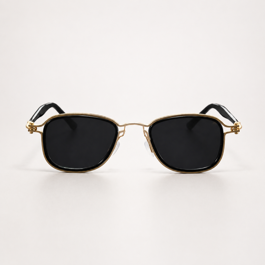 Edmund Double-Rim Square Sunglasses