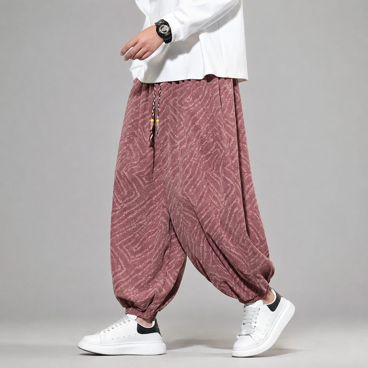 Edward Men’s Printed Balloon Jogger Pants