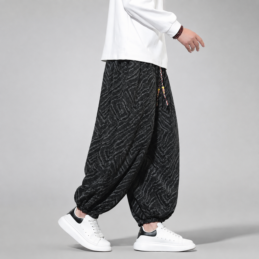 Edward Men’s Printed Balloon Jogger Pants