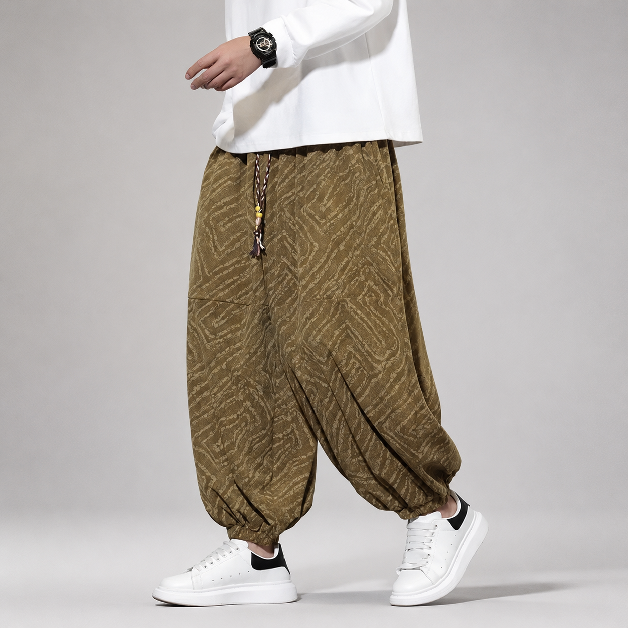 Edward Men’s Printed Balloon Jogger Pants