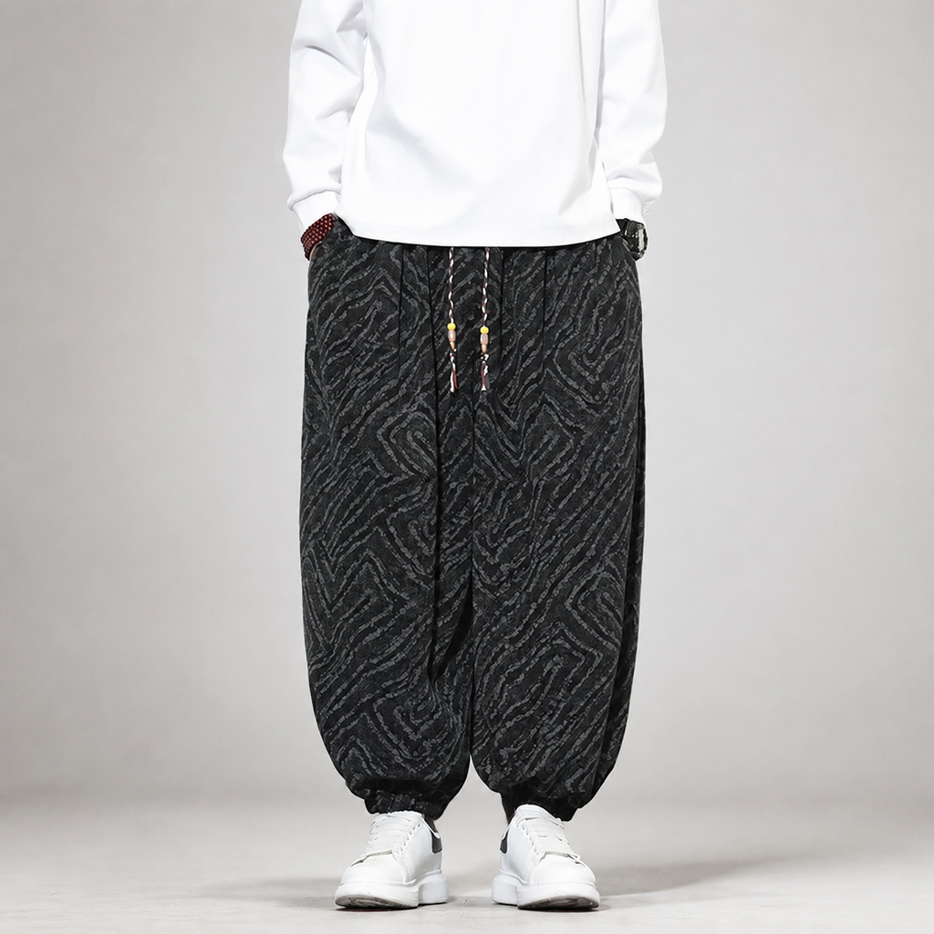 Edward Men’s Printed Balloon Jogger Pants