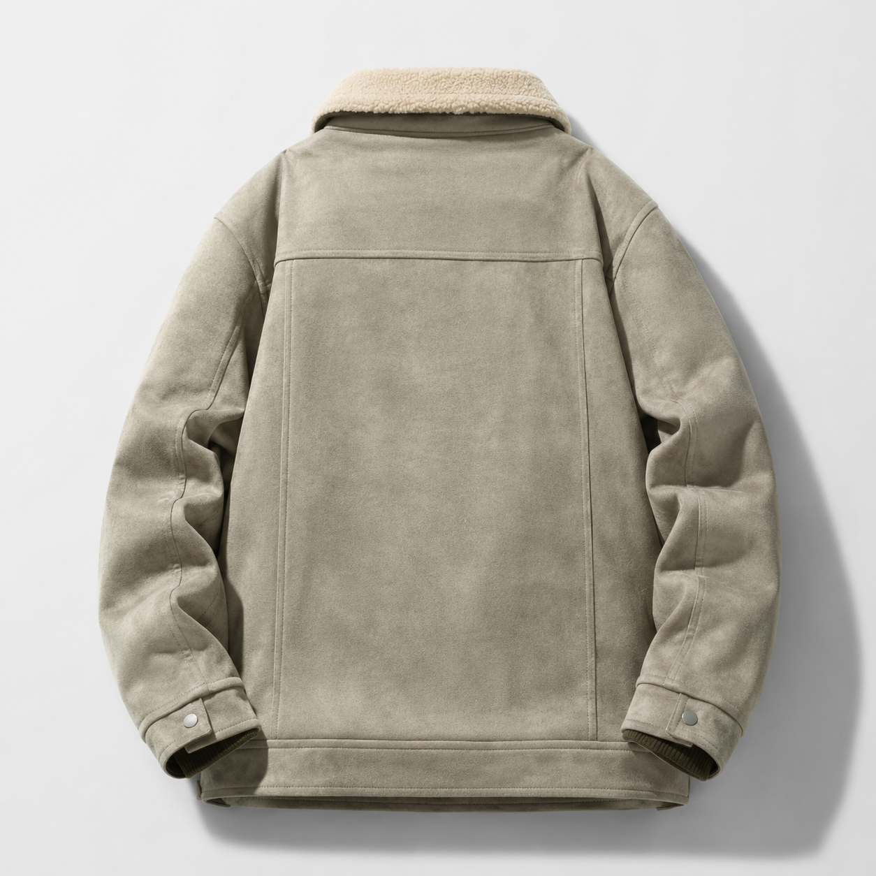 Emilio Men's Suede Trucker Jacket