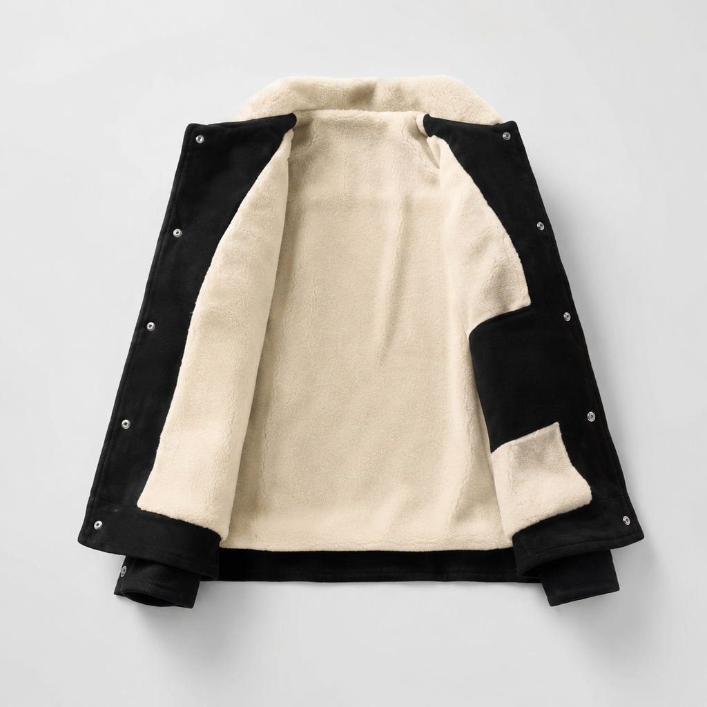 Emilio Men's Suede Trucker Jacket