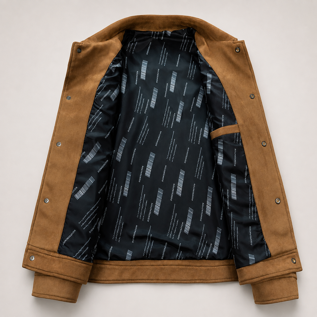 Enzo Men's Suede Trucker Jacket