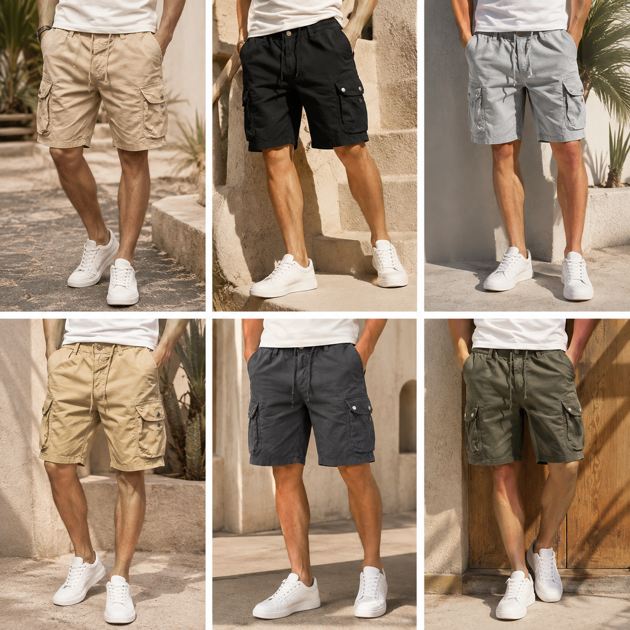 Ethan Brooks Men’s Cargo Shorts