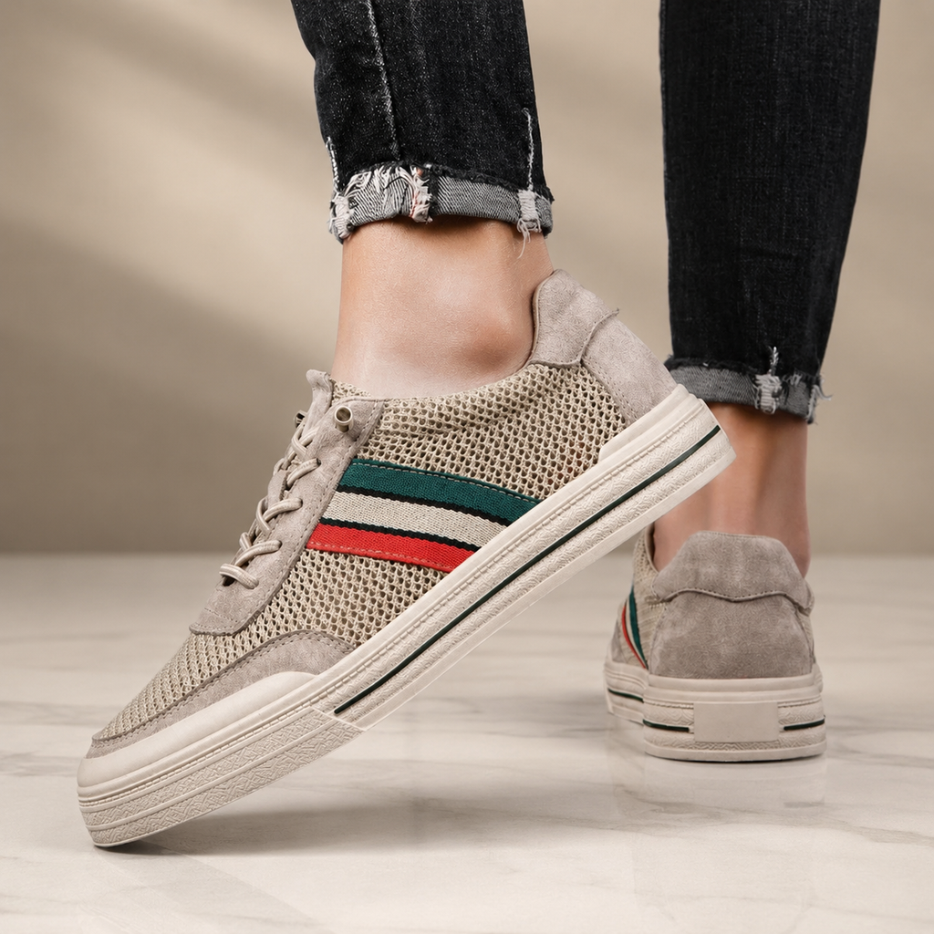 Ethan Mesh Lace-Up Sneakers