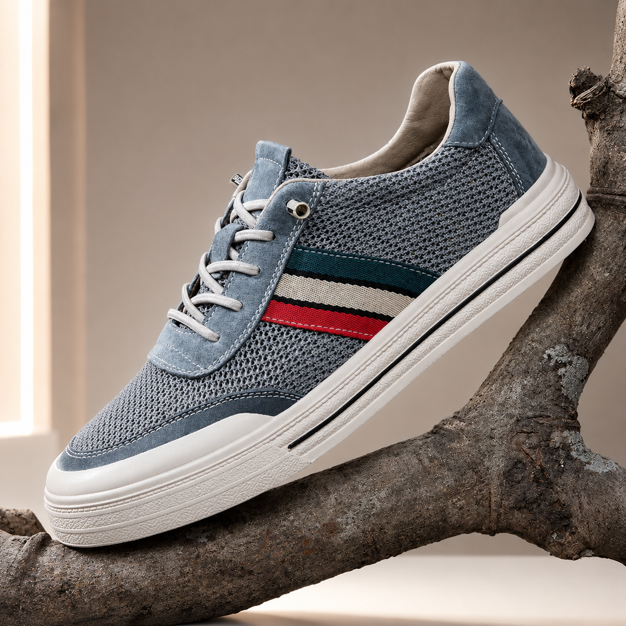 Ethan Mesh Lace-Up Sneakers