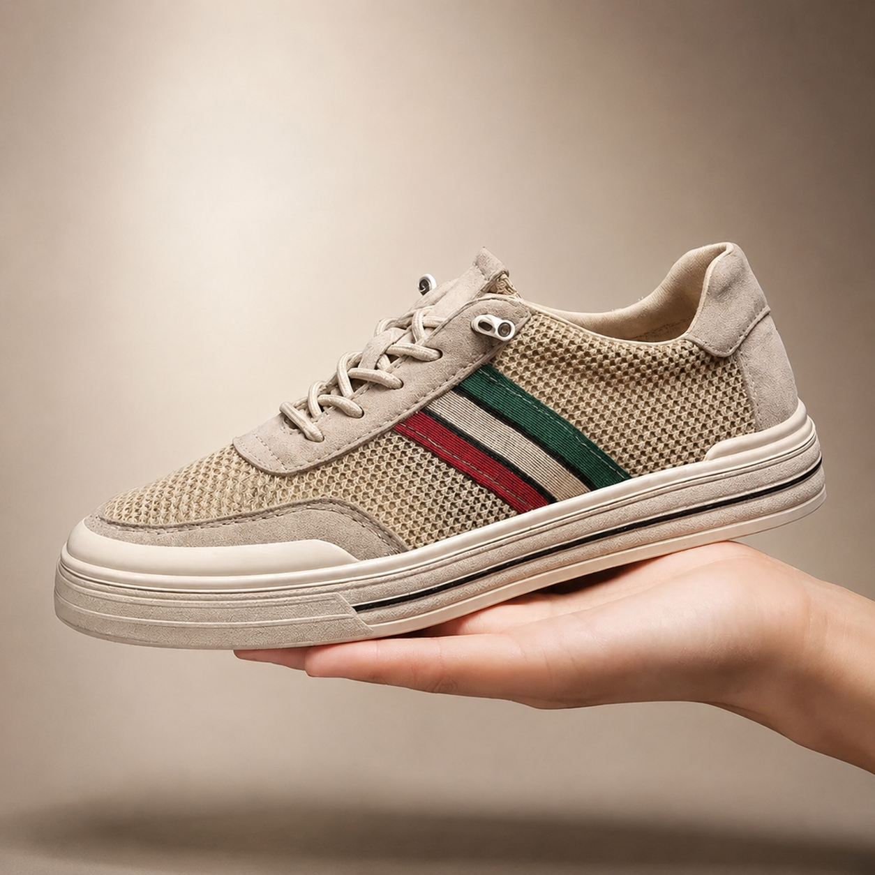 Ethan Mesh Lace-Up Sneakers