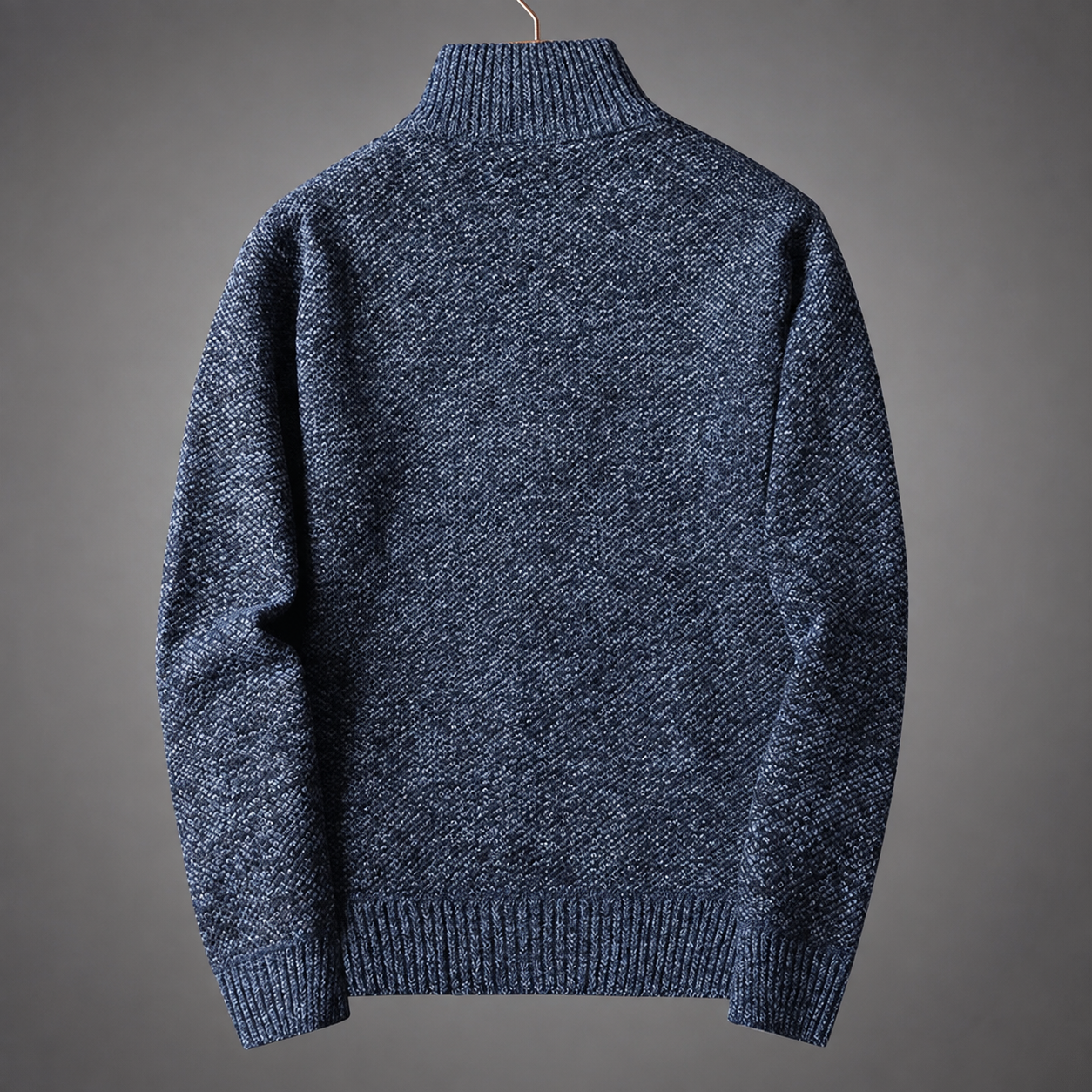 Ethan Men's Quarter-Zip Turtleneck Sweater