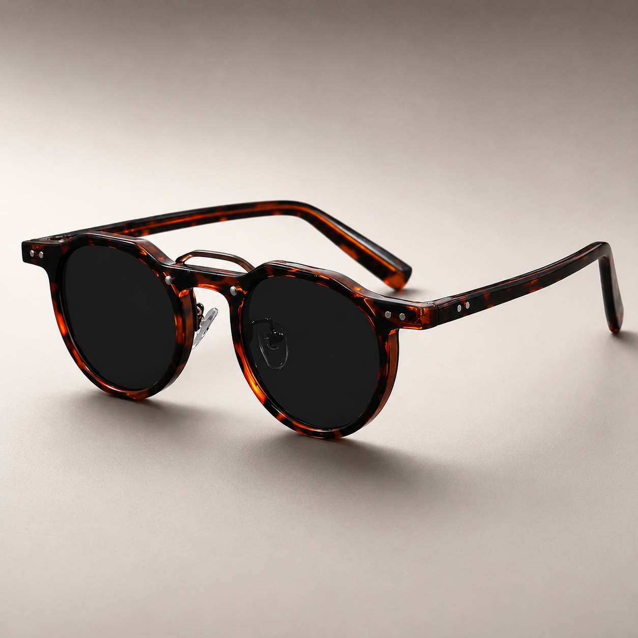Evan Men's Round Sunglasses