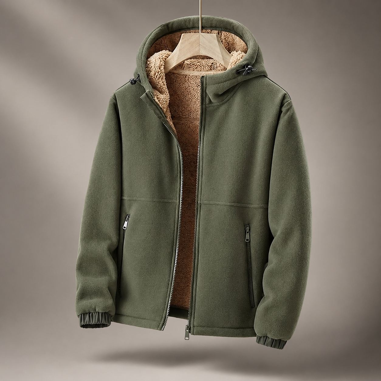 Everett Men’s Hooded Fleece Jacket